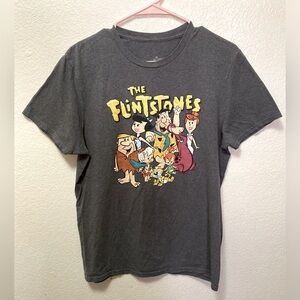 The Flinestones Gray Retro Graphic T Shirt!